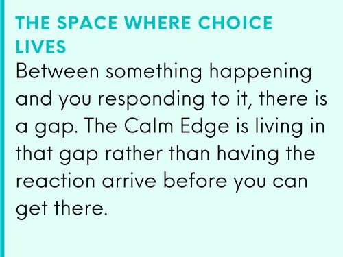 The space where choice lives